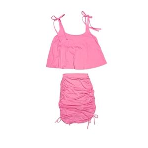 Susana Monaco Vibrant Pink Skirt Set